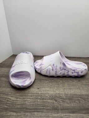 AVOLI Volleyball Slide Women's Size 8 Purple White Recovery